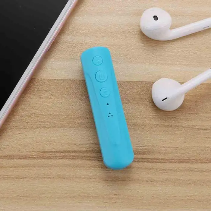 3,5 мм Bluetooth наушники приемник комплект громкой связи аудио Музыка AUX автомобиля беспроводной с микрофоном FKU66