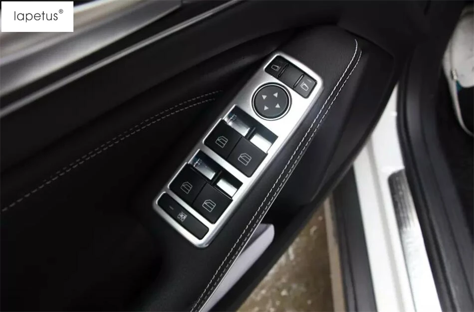 Lapetus аксессуары для Mercedes Benz GLA 200 220X156 Внутренняя дверь автомобиля подлокотник переключатель окна управление молдинг крышка комплект отделка