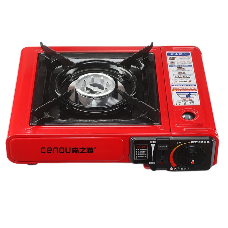 

Portable Cassette Gas Stove Windproof Wild Gas Barbecue For Camping Hiking Travel Cooker Applicable Grill Dual Stove