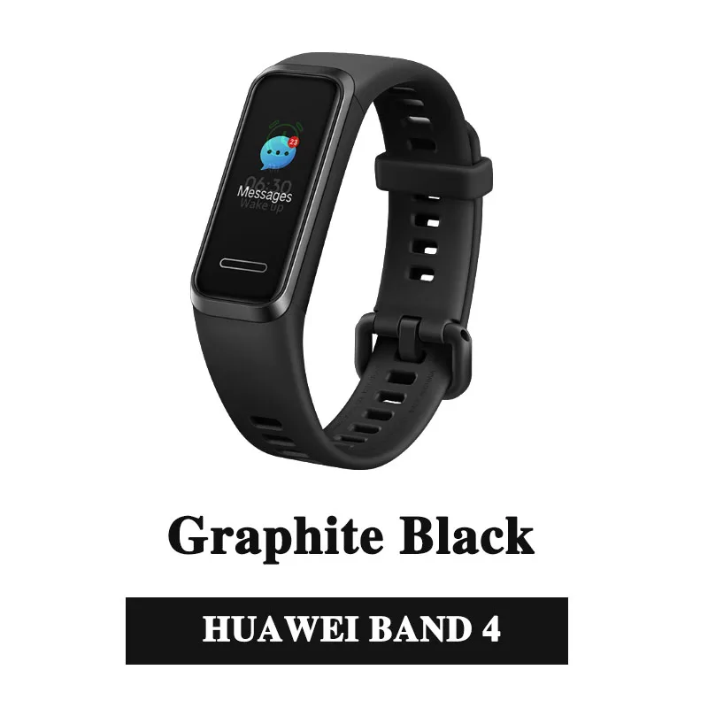 huawei band 4 Black Смарт-браслет HUAWEI Band 4, 0,96 дюймов, активный мониторинг здоровья, пульсометр, зарядка через USB - Цвет: huawei band 4 Black
