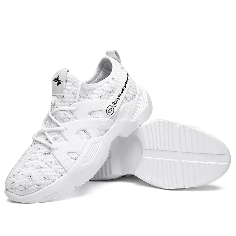 

YOUQIJIA Men Spring Flyknit Sports Tide shoes Breathable Light Non-Slip Comfortable Outdoor Casual Mesh shoes
