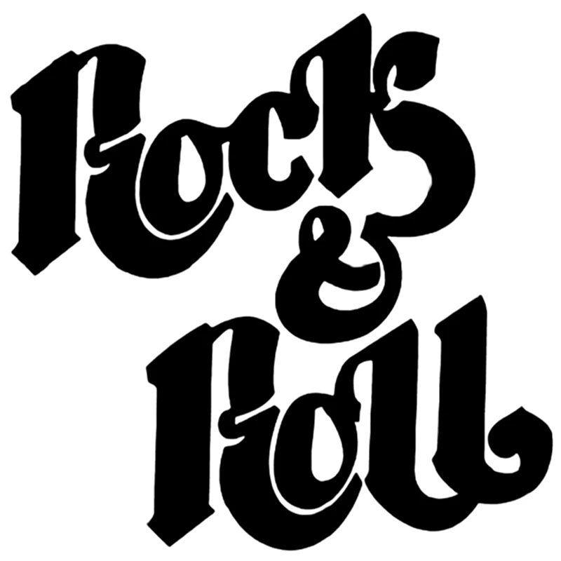 

Funny Rock N Roll Reflective Cover Scratches Car Sticker and Decals Bumper Window Laptop Bodywork Vinyl Car Interior KK15*15cm