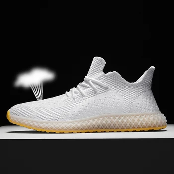 

New Summer Men Shoes Breathable Lightweight Mesh Sneakers Man Casual Comfortable Lace-up Walking Sport Mens Shoes Tenis 2020