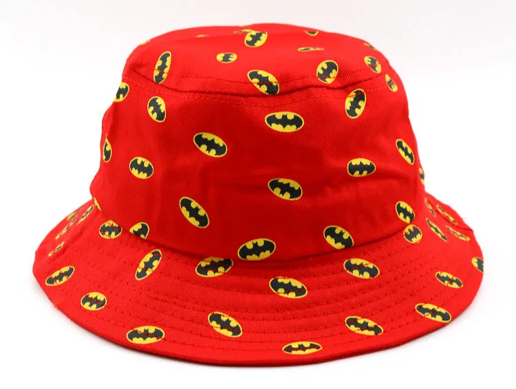Детские Gorros черная Панама Sapka детские шапки для мальчиков и девочек Бэтмен-герой шапка Chapeau Bob Homme шляпа 52 см G048
