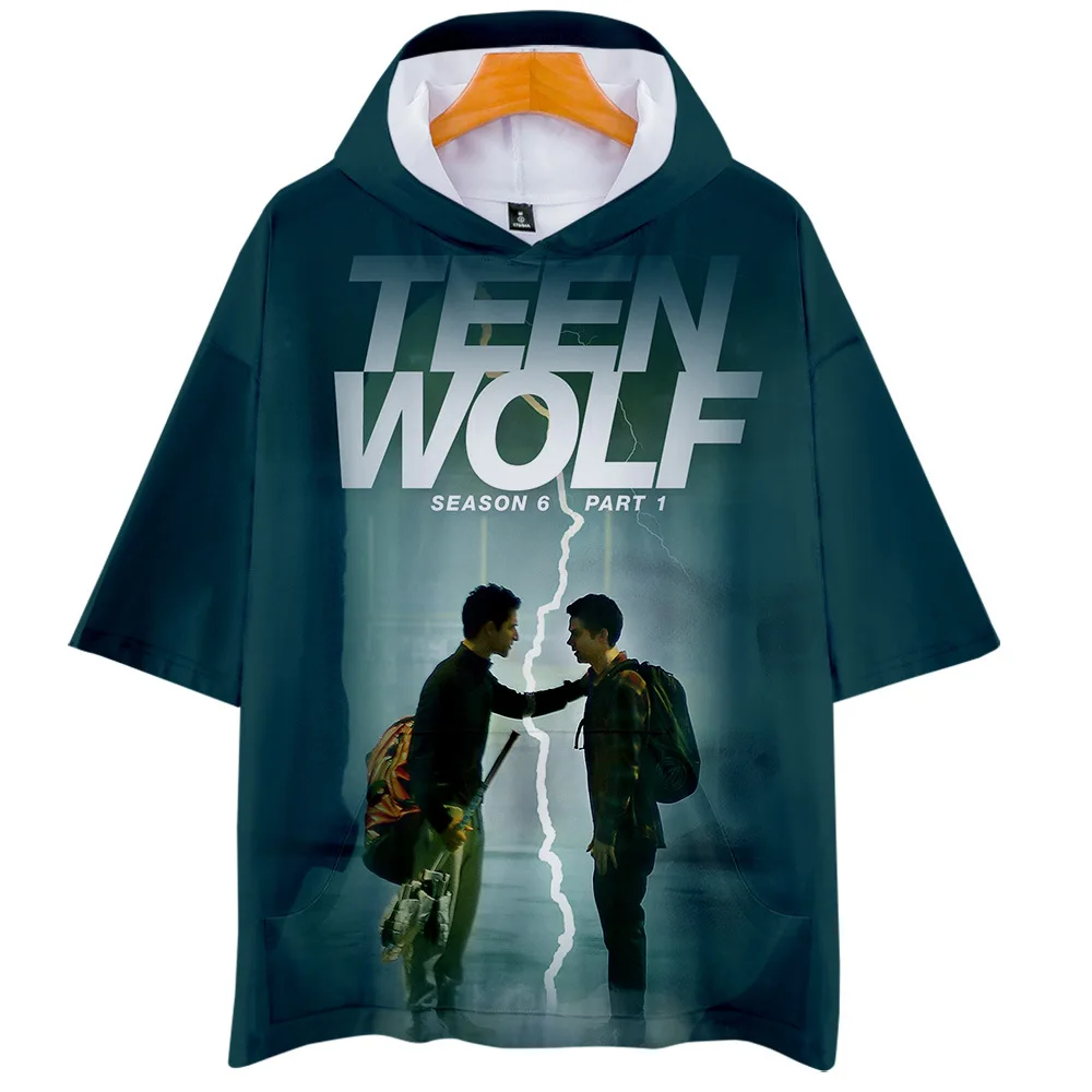Прочный чехол Teen Wolf 3D печатных футболка с капюшоном для мальчика Для женщин