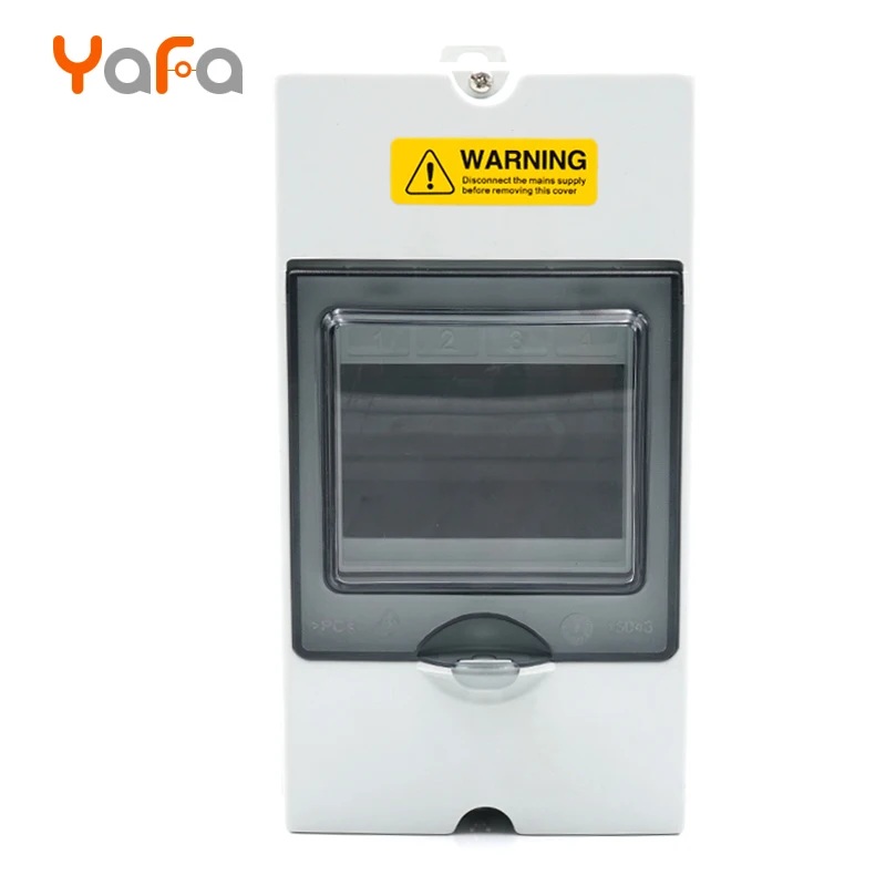 4-bit outdoor, distribution box, IP65 indoor and outdoor wall hanging plastic waterproof switch box, waterproof Switch Box - Цвет: Белый