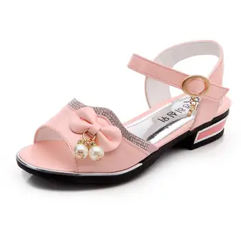 

2020 New color children shoes girls shoes princess shoes fashion girls sandals kids designer single shoes summer girls sandals