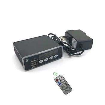 

Bluetooth MP3 Decoder Board w/ Color Display Finished Black + 12V Power Cord + Remote Control