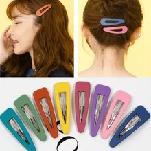 Модные простые акриловые заколки для волос для женщин заколка для волос головной убор цветные заколки для волос ювелирные аксессуары для девочек