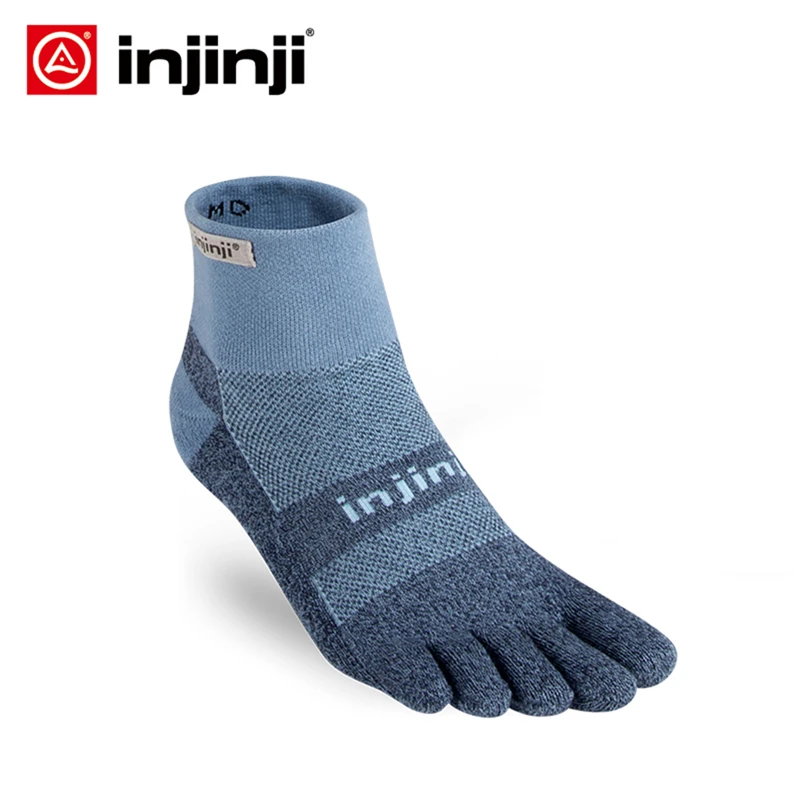 Five-finger Sneakers Socks Trail Midweight Mini-Crew Cross-country Wear-resistant Quick-drying Warm Outdoor Hiking Mens Socks