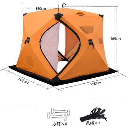 GRNTAMN зимний тент для семьи 3-4 человек ледяная Рыбалка Палатка хлопок холст быстро открытые палатки