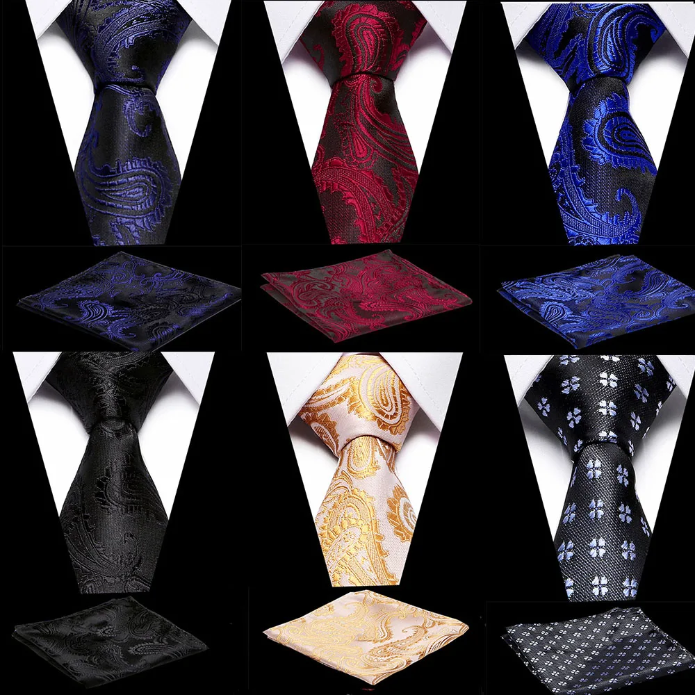 

Fashion Mens Tie Polka Dot 7.5cm 100% Silk Classic Jacquard Woven Extra long Skinny Tie Hanky For Men Formal Wedding Party