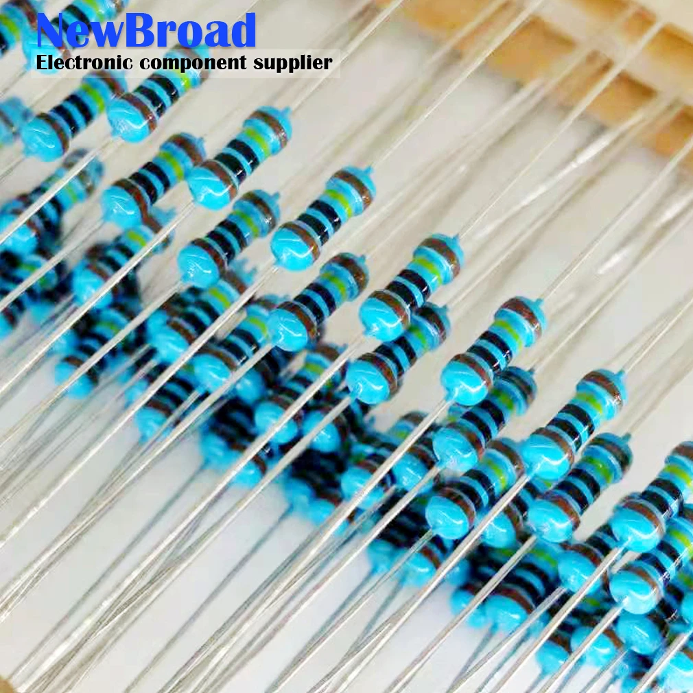 100pcs 680 ohm 1/4W 680R Metal film resistor 1%