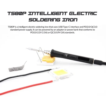 

30W TS80P Intelligent Electric Soldering Iron PD2.0 QC3.0 Power Supply Mini Electric Soldering Station Portable Soldering Iron