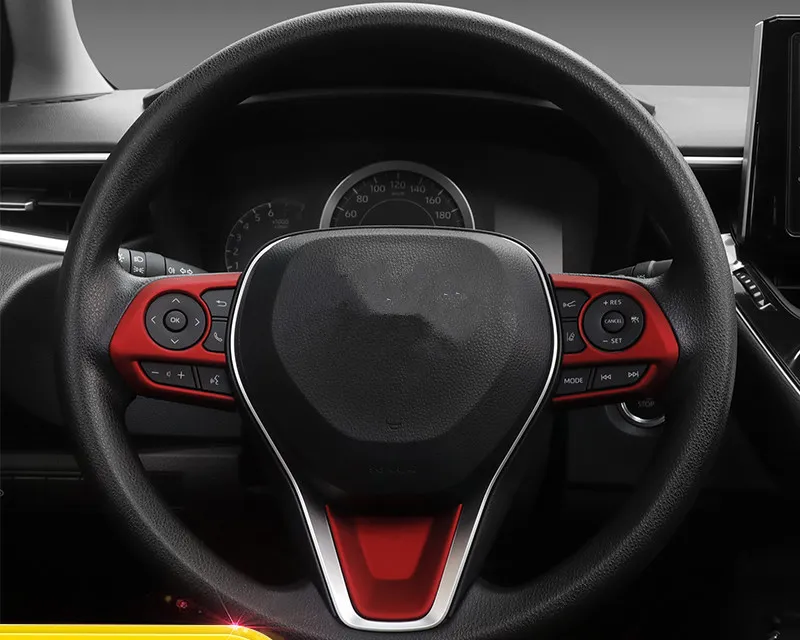 Украшение на руль автомобиля отделка наклейки Стайлинг для Toyota Corolla 12TH 2019 2020 |