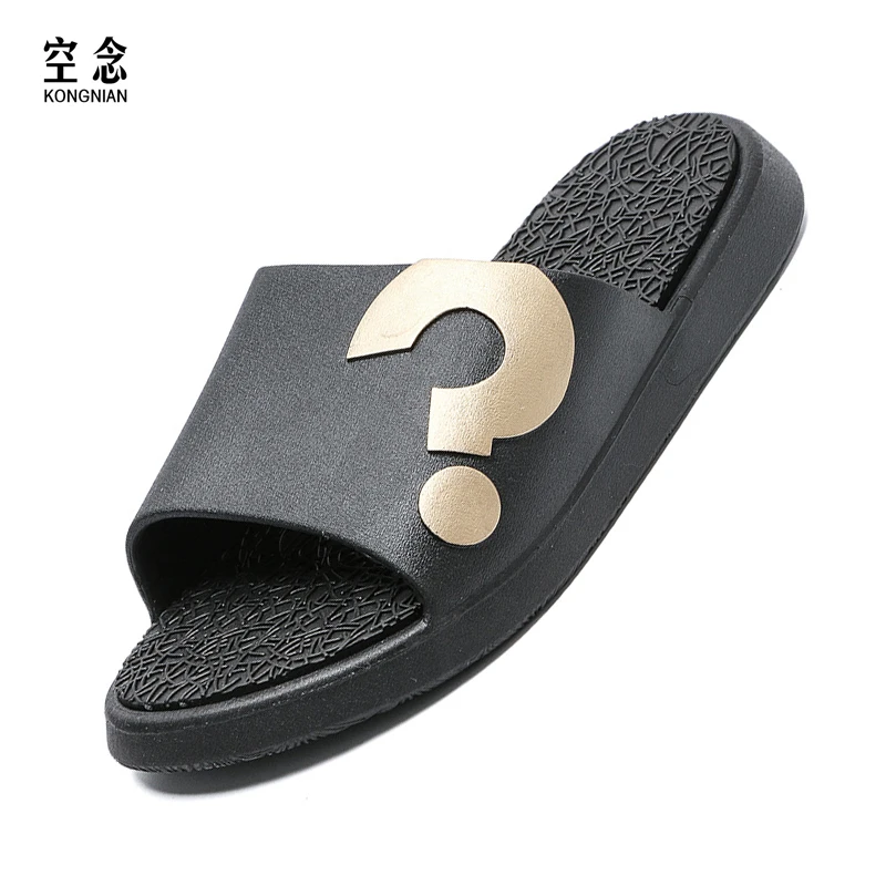 Летние шлепанцы мужские шлепанцы для улицы водонепроницаемые Нескользящие пляжные шлепанцы для бассейна, мужская обувь на плоской подошве