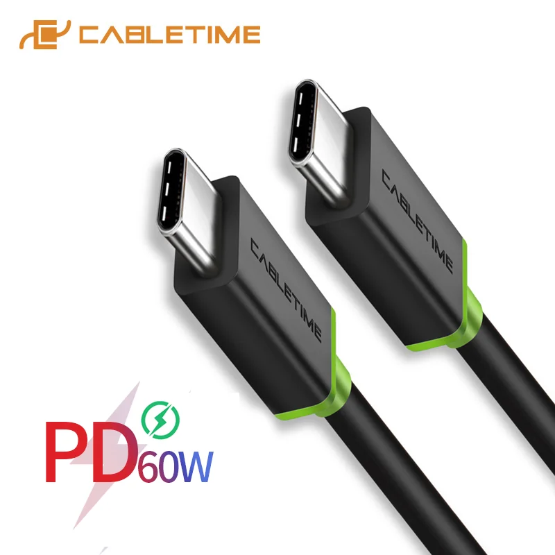 CABLETIME USB Type C 2,0 подставка для USB Type c для высокоскоростного кабеля брюк для мальчиков от 1 м Usb C зарядный кабель OTG USB C зарядным устройством для XiaoMi C200|Кабели VGA| | АлиЭкспресс