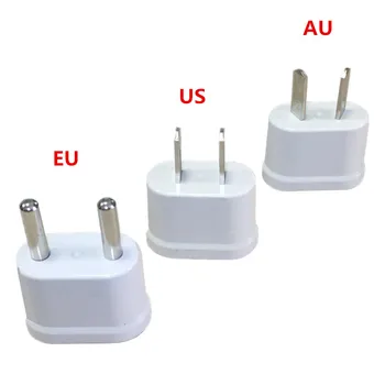 

US USA EU EURO Europe Travel Power Plug Adapter Charger Converter USA converter White