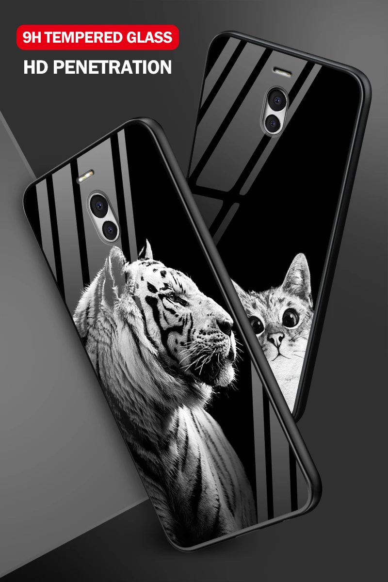 Для Meizu M5 M6 M8 M9 Примечание 16th плюс противоударный жесткий чехол для iPhone 5S, se, 6, 6 S, 7, 8 Plus XR XS макс. закаленное стекло для мобильного телефона
