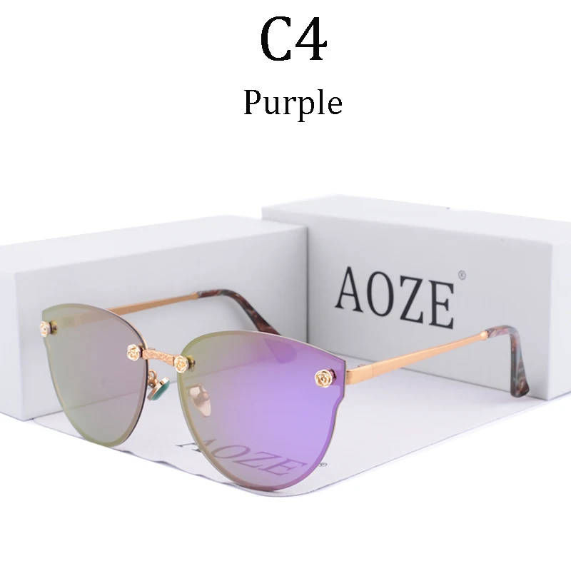 Лидер продаж, бренд AOZE, классические модные женские поляризованные солнцезащитные очки, UV400, для путешествий, с цветами, солнцезащитные очки, oculos Gafas, для женщин