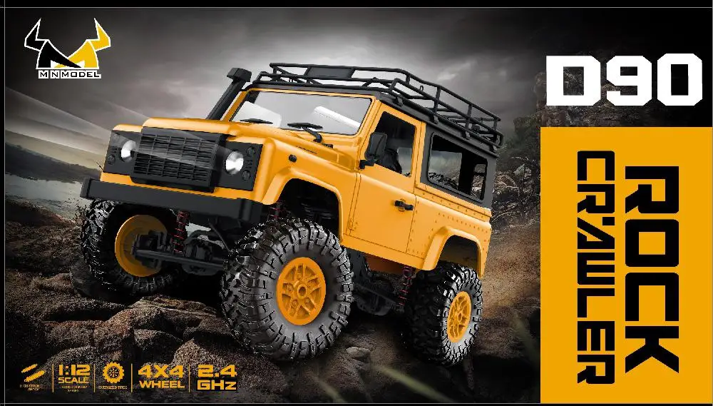 

None 2.4G Remote Control High Speed Off Road Truck Vehicle Toy RC Rock Crawler Buggy Climbing Car for PICKCAR D90 Kid Boy Toys