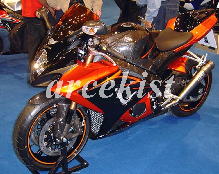 ABS мотоцикл Полный обтекатели комплект подходит для SUZUKI GSX-R1000 GSXR1000 2007 2008 07 08 K7 набор кузова оранжевый красный