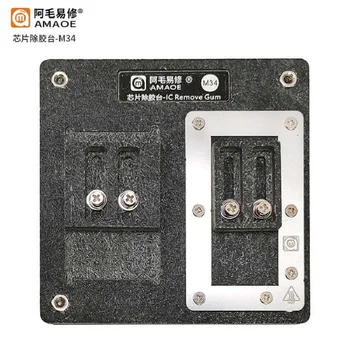 

Amao Motherboard Pcb Fixture For Phone 11/11Pro/11Promax /8P/8G/7P/7G /u-Fixture/IC Remove Gum