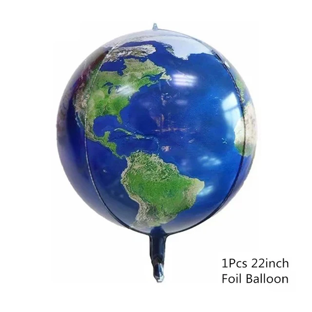4D earth Креативные вечерние воздушные шары из фольги для космонавта, ракета-космонавта, игрушки для вечеринки в честь Дня Рождения, украшения, сувениры - Цвет: 4D earth