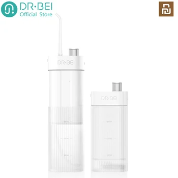 

Xiaomi Youpin Oral Irrigator Dental Portable Water Flosser Tips USB Rechargeable Jet Flosser Irrigator for Cleaning Teeth DR.BEI