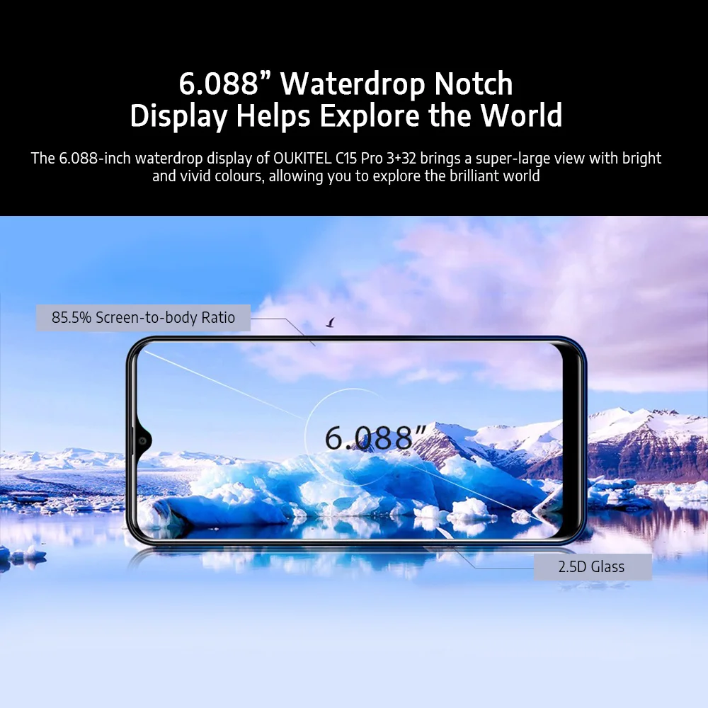 OUKITEL C15 Pro, 4G, 6,1 дюйма, смартфон, 1280x600, ips, четырехъядерный телефон, две задние камеры, 3 Гб ram, 32 ГБ rom, телефон