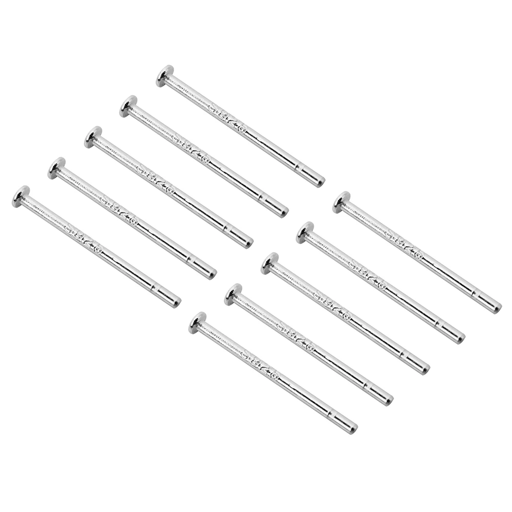 100 개/몫 Carven 925 은 12 미리메터 길이 빈 Earring 핀 Needle 와 1.5 미리메터 Flat Head 대 한 DIY Earring 보석 만들기 find