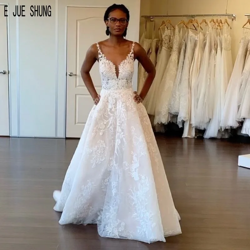 

Женское свадебное платье It's yiiya, белое платье трапециевидной формы на тонких бретельках с кружевной аппликацией в африканском стиле на лето 2019