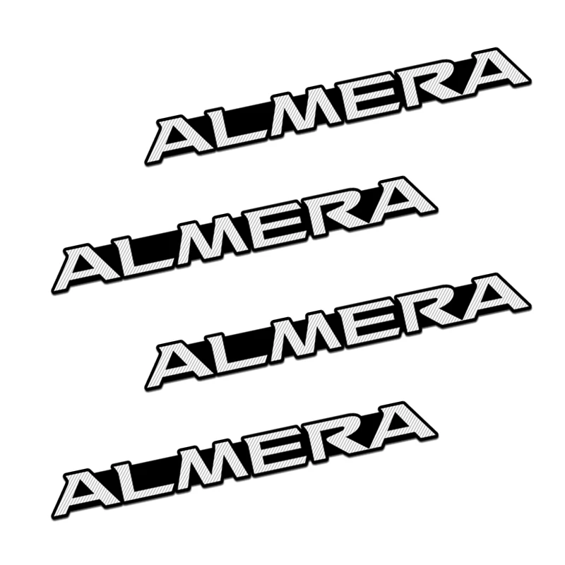 10pcs car audio decorate 3D Aluminum Badge Emblem Sticker For Nissan Almera G15 N16 Car-Styling Accessories