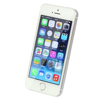 Apple – smartphone iPhone 5s 4G LTE débloqué, téléphone portable, 1 go de RAM, 16/32/64 go de ROM, iCloud IOS, WIFI, lecteur d’empreintes digitales, Dual Core