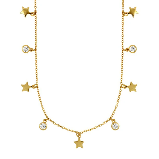 BOAKO Necklace 925 Sterling Silver Jewelry For Women 2020 Sequins Cadena Plata Fashion Jewelry Choker Crystal Gold/Silver #8.5 9