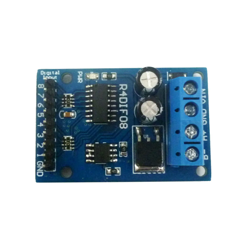 

1PCS/5PCS 8 bit Digital Switch TTL LvTTL CMOS IO Input UART RS485 Modbus RTU Module for PLC Expand