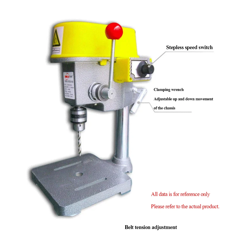 220vMiniature Mini Bench Drill Precision Bench Drill High Speed Bench Drill Miniature Efficient Drilling Machine Milling Machine 4