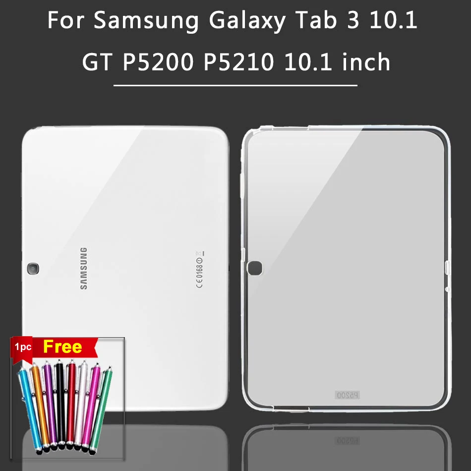 Мягкий силиконовый чехол для планшета Samsung Galaxy Tab 3 10 1 GT P5200 P5210 дюйма