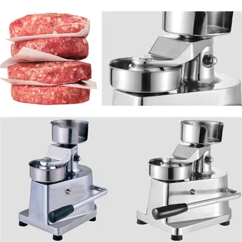 

Manual Burger Machine Meat Pie Make Commercial Stainless Steel Multifunction Band Non-slip Handle Forming Home Food Processing