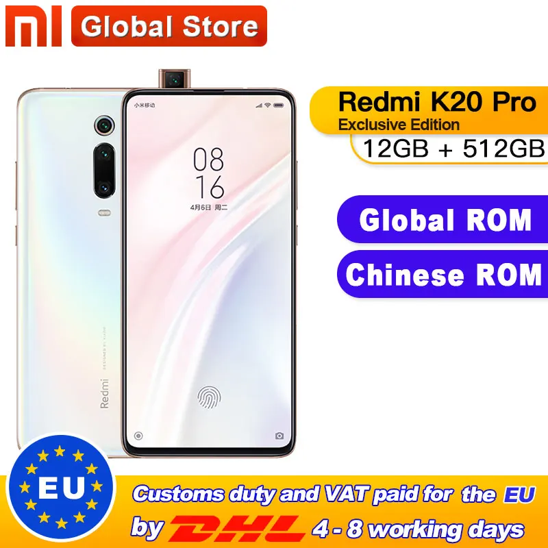 Xiaomi Redmi K20 Pro с глобальной прошивкой 12 Гб 512 ГБ Эксклюзивное Издание мобильный