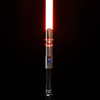 

RGB Lightsaber LED Laser Sword 6 Sound Fonts Plus Mute Function and Infinite Color Changing Heavy Dueling Halloween Toys