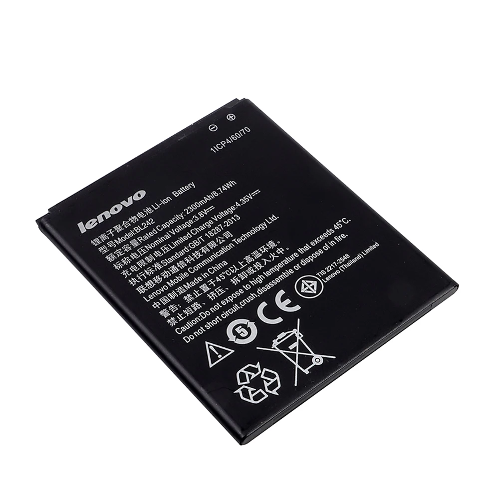 100% Оригинальный аккумулятор BL242 для Lenovo K3 K30 W A6000 A3860 A3580 A3900 A6010 Plus 2300 мАч новая