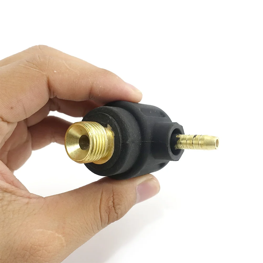 TIG Torch Adaptor Integrate Gas Power Connector M16x1.5 to 6mm DKJ 35-50 10-25 Separate Gas Connector Power