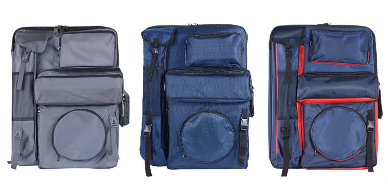 4K Artist Sketching Bag Large Capacity Student Travel Easel Bag Waterproof Backpack Board Sketch Tool Art Bag Painting Supplies