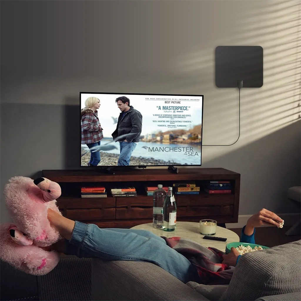 80 Миля Диапазон a-ntenna ТВ цифровой HD Skywire 4K антенна цифровой Крытый HD ТВ 1080p