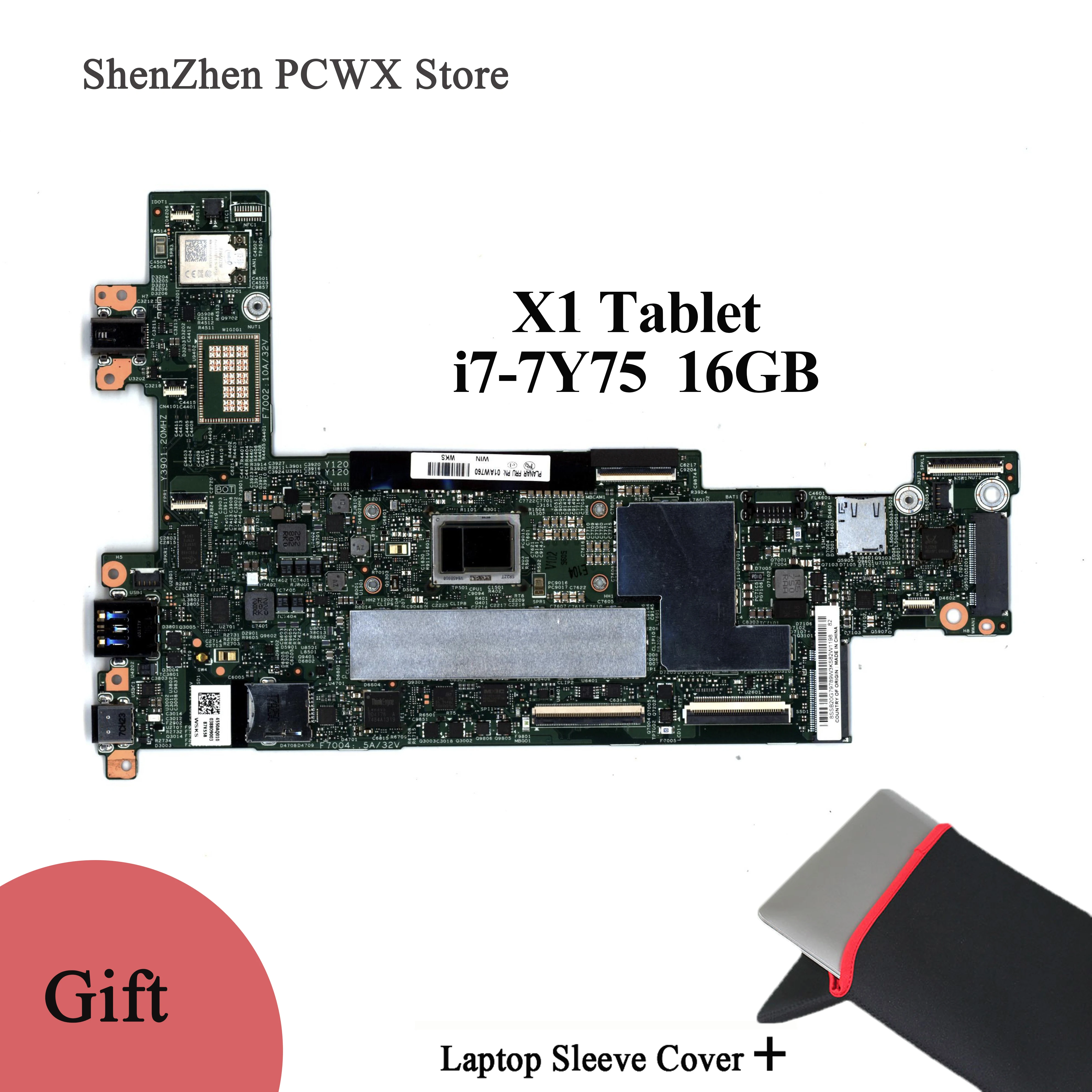 Оригинальная материнская плата для Lenovo ThinkPad X1 Tablet 01AW760 ноутбука 15218 5 0051 МБ 448.0AQ03. 16