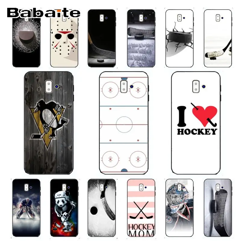 

Ice Hockey Rink Soft Silicone TPU Phone Cover For samsung Galaxy j6 plus A6 A8 A9 A10 A30 A50 Mobile Cases