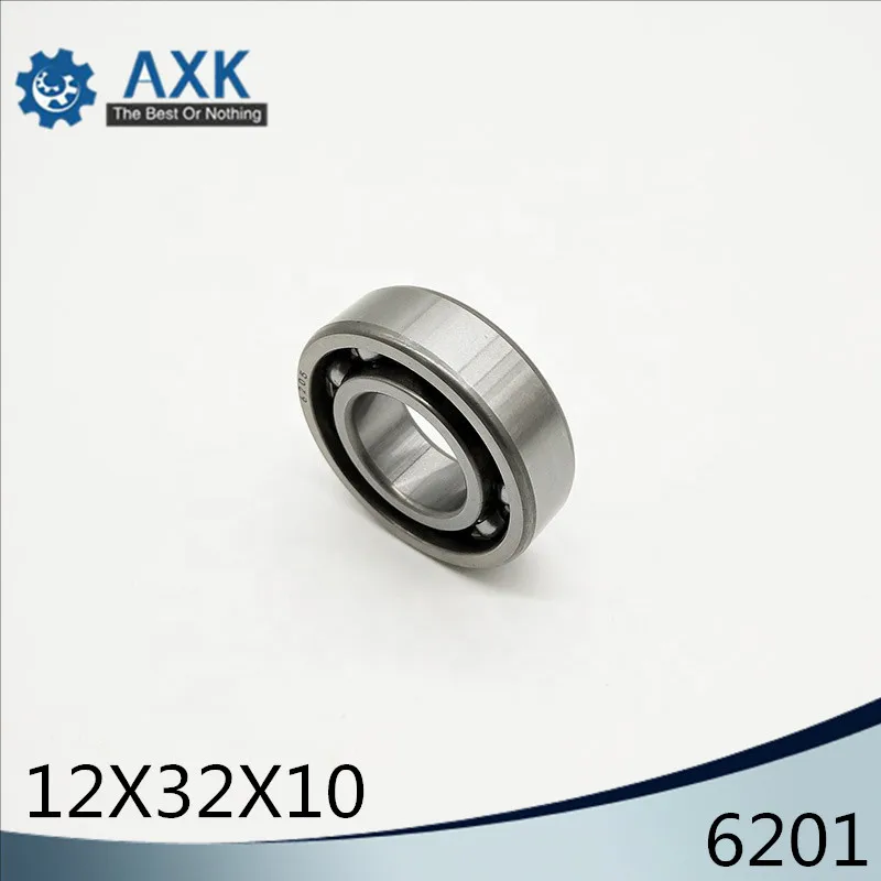 6201 Bearing 12*32*10 mm ABEC-3 P6 ( 8 PCS ) For Motorcycles Engine Crankshaft 6201 OPEN Ball Bearings Without Grease