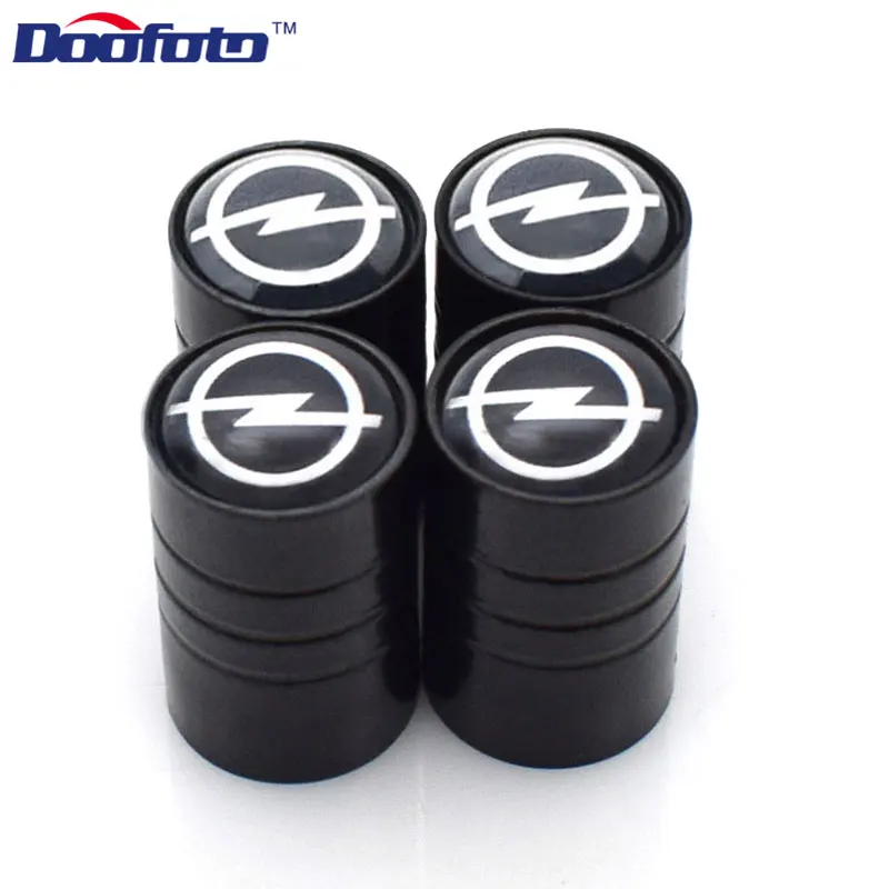 Doofoto 4x колпачки для автомобильных клапанов для Opel Astra j Insignia Astra Corsa Zafira b Mokka Vivaro Meriva, колпачок для рулевой шины, Стайлинг