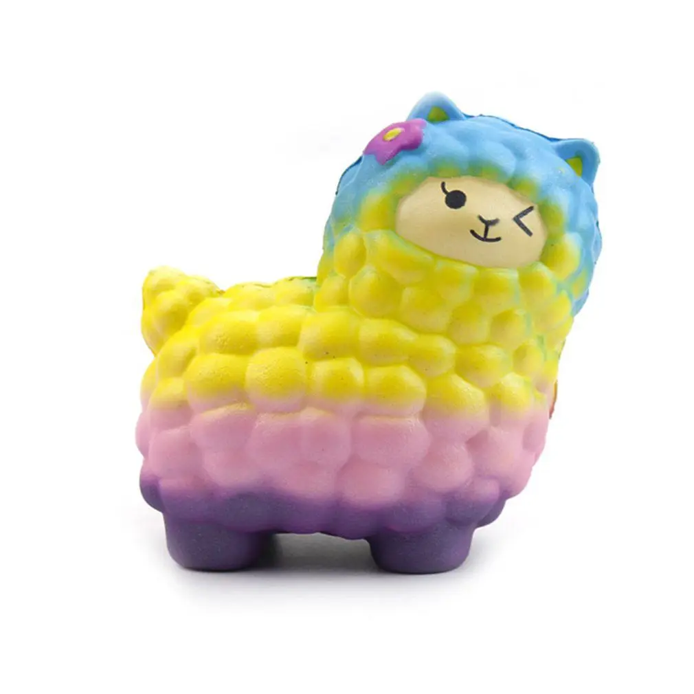 OCDAY Kawaii милые ароматизированные игрушки в форме Овцы практичные медленно растущие сжимаемые Игрушки Анти-strss лучший подарок мягкие игрушки для снятия стресса сквиши - Цвет: Sheep